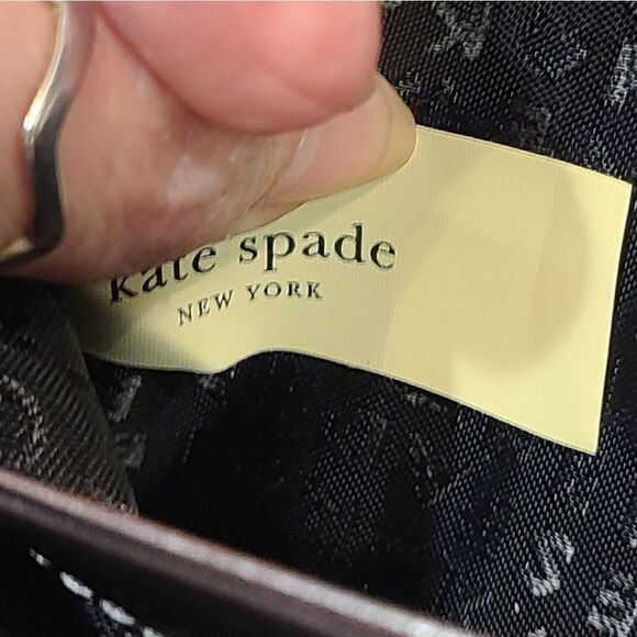 Kate Spade Gunmetal Gray Milou Laurel Way Glitter, RARE Wallet on a Chain - Picture 10 of 11